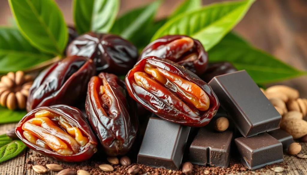 Bienfaits nutritionnels des dattes et du chocolat noir