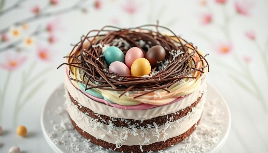 Gâteau Nid de Pâques traditionnel