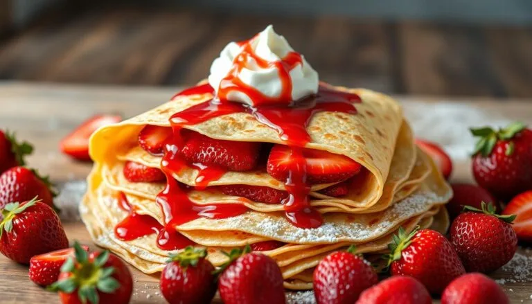 Recette Crêpes aux fraises