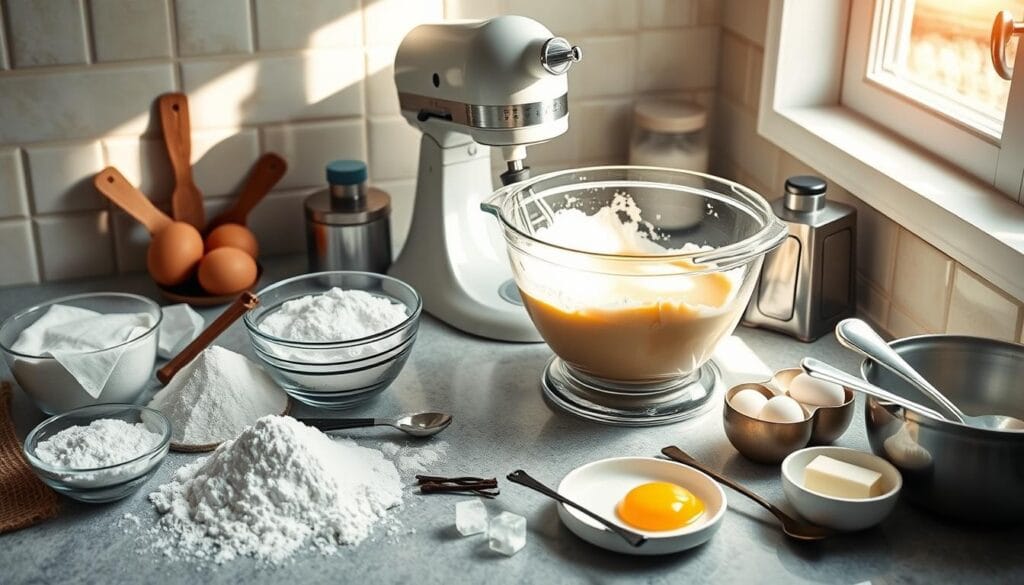 Technique de préparation de gâteau à la vanille