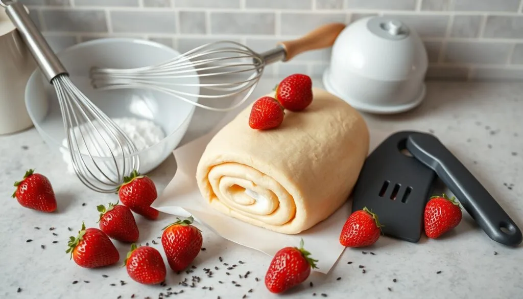 Ustensiles de pâtisserie pour gâteau roulé