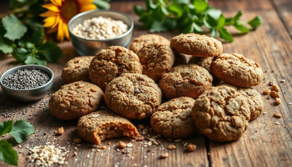 Biscuits sans gluten et alimentation végétalienne